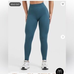 Oner Active Timeless High Waisted Lake Blue Leggings (L)